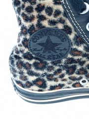 Converse Chuck Taylor All Star High Top Leopard Print Sneakers Youth Size 3