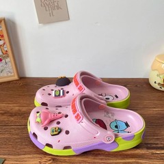 Spongebob Patrick Summer 15-36 Non Slip Crocs Slipper Sandals Kids