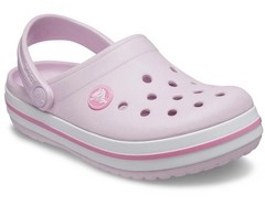 Crocs Crocband Lightweight Slip On Kid’s Ballerina Pink Clogs Closed Toe Sandal