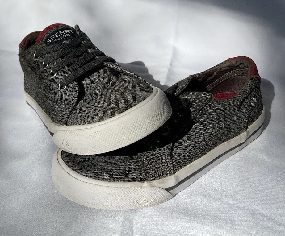 Sperry child Size 10 Chambray Topsider