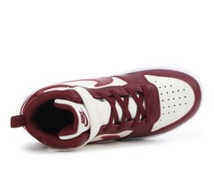 Nike Court Borough Mid 2 Mid Top Size: 3Y Kids Sneakers Pearl/Team Red