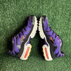 Nike Air Max Plus OG Gradient Mesh Athletic Sneaker Voltage Purple Youth Size 1Y