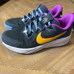 Nike Star Runner 4 GS Deep Jungle Multi Running Shoes Youth DX7614-300