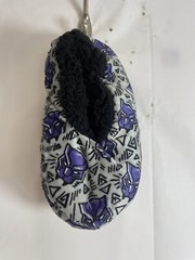 Marvel Avengers Black Panther Size S/M 8-13 Fuzzy Babba Kids Slippers Socks