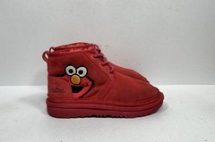 Ugg x Elmo Neumel II 2 Boots 1127431K Red Suede Kids Size 2 Sesame Street