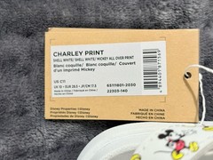 NWT Native Shoes Charley Print Shell White/Shell White/Mickey Disney Size C11
