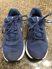 Nike Revolution size 6Y navy running athletic shoes youth