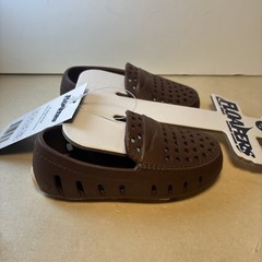 Floafers Prodigy Children Loafers Boat Shoes Size C4 Driftwood Brown/Coconut NWT