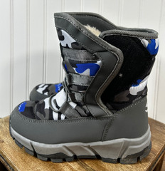 HOBiBEAR -Kids Snow Boots Winter Waterproof Cold Weather Shoes-SIZE 1/1.5 – EU32