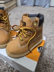 Timberland 6-Inch Premium Waterproof Wheat Toddler Boots Size 4