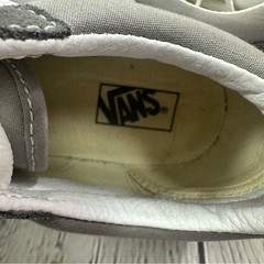 Vans old skool suede Gray chambray Sneakers Classic skater streetwear sz 5 youth