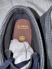 NWOB Kids Navy Combi Suede Wallabee sz 3.5