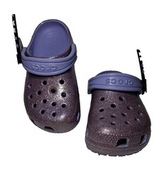 RARE CROCS KIDS Classic IAM Butterfly Clog Mystic Purple Toddlers Sz C 10