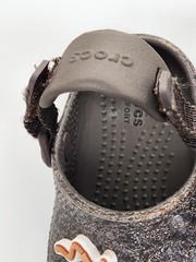 Size C8 Crocs Classic Clog x Carrots with Jibbitz Soil Espresso