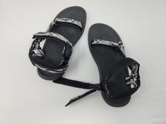 Teva Hurricane XLT Grey Black Sandals Youth Shoe Size USA 5 UK 4 EU 37 & Jn 23.5
