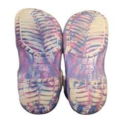 Crocs Classic Marbled Clog Kid’s Size C12 White/Pink/Blue Tye Dye