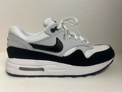 Nike Air Max 1 GS White/Black Low Top Mesh Sneaker DZ3307-106 Size 7Y New
