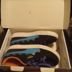 Size 1.5 child- PUMA Suede x Rugrats Low Black Caribbean Sea