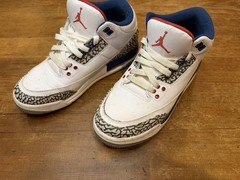 Nike Air Jordan 3 Retro OG BG True Blue 2016 – Size 6Y 854261-106
