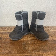 Kamik Toddler’s US 5 Snowbug 3 Snow Boots Black Gray Winter Outdoor