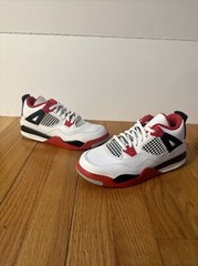 Size 3 (PS) – Jordan 4 Retro OG 2020 Mid Fire Red New Without Box Boy Size