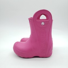Crocs Pink Handle It Rain Boots Kids Size 8 Toddler 12803 Shoes