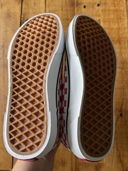 Vans Seldan Checkerboard Honeysuckle Pink Sneakers Misses Youth Size 5