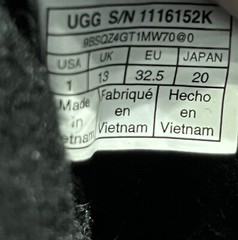 Kid’s UGG Butte II Toggle Tall Boots Size US 1/EURO 32.5