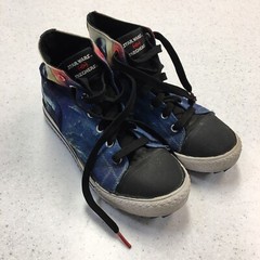 Skechers Star Wars Darth Vader High Top Canvas Sneakers Youth 4 The Dark Side