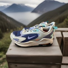 Nike Air Max Bolt Kids 2.5Y Sneakers Purple/Teal