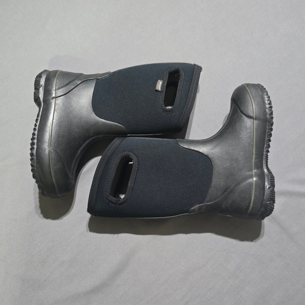 Bogs Classic High HA Winter Boots Kids Size 13 Black Waterproof Insulated 52065