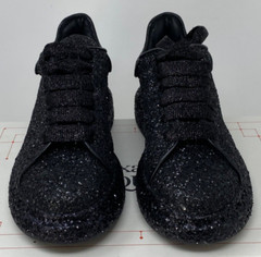 Alexander McQueen Designer Sneakers Kids Children Size 2 (33) $490 Black Crystal