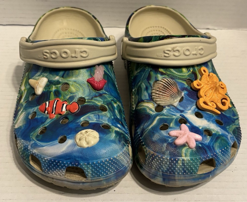 Kids Under the Sea Classic Crocs J5 With Sea Creatures