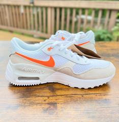 Nike Air Max SYSTM White Phantom Photon Dust Total Orange DQ0284-114 Size 6Y