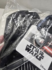 New Star Wars DARTH VADER Soft Plush Slippers House Shoes KIDS M 7-8 NWT