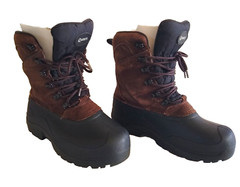 3M Quest Thinsulate Boots Youth Size 5 Winter Snow Ice Mud Brown/Black QCWBB004