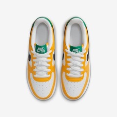 Nike Air Force 1 Low FN8008-700 Sneakers Kids 6.5 Yellow Lifestyle Shoes HTAT142