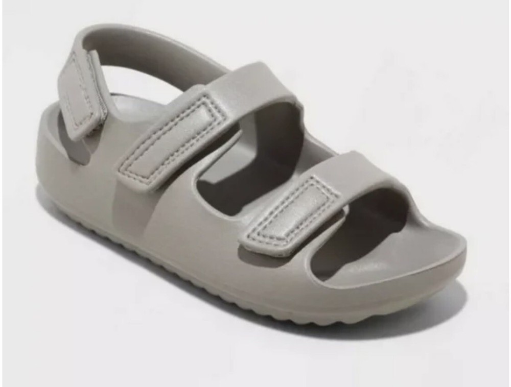 Art Class Sandals Boys Sz 13 Taupe Hartley Contoured Footbed Adjustable Straps