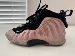 Nike Air Foamposite One GS Elemental Rose 644791-601 Pink Black Size 4Y