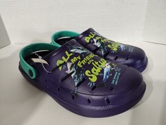 Rugged Shark Washable, Floatable Comfort Clog- Kids Size 4