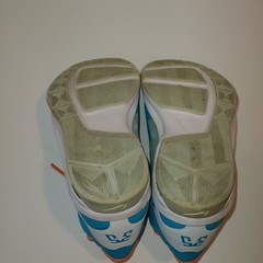 Nike Kevin Durant KD V 5 GS Easter Turquoise Orange White 555641-405 Size 7Y