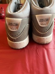 Nike Jordan 1 Flight 2 Sneakers, #631784-014, Grey/White, Leather, Youth Sz 7Y