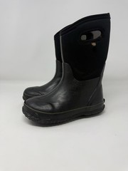 BOGS Boots Youth Sz 2 Black Waterproof Winter Insulated Cold Weather -30F Snow