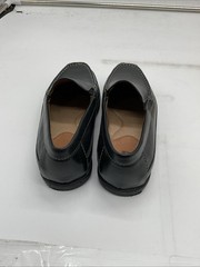 Johnston & Murphy Locklin Venetian Loafers Kids 3 M Black Dress Shoes JLOL397