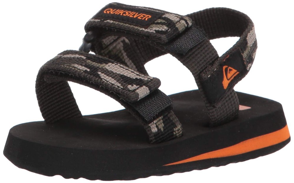 Quiksilver Boy’s Monkey Caged Toddler Sandal, Green/Black/Green, 9(26) M US