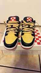 Jordan Air Jordan 1 Low SE (GS) Leather Low Top HQ2016-200 Black/Red 7Y