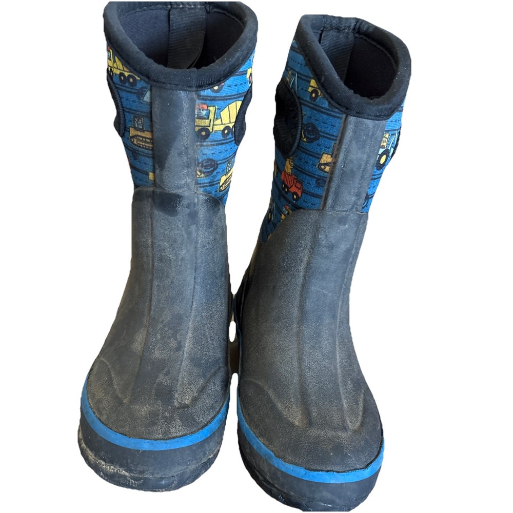 LongCone Kids Mud Boots Construction Monsters Size 8