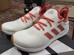 Adidas Cloudfoam Pure – Cloud White/Scarlet/Grey – Women’s Size 9