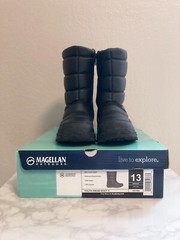 Magellan Outdoors Youth Snow Boots, Size: 13 (19.1 cm), Black