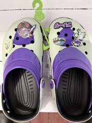 Crocs Dragon Ball Z Frieza Purple White Clog Sandal Kids 5 —- 37-38 Unisex